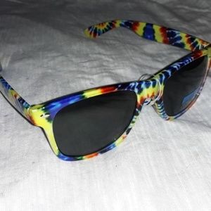 Sunglasses Tie Dyed Colors Excellent Winter Shades